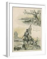 Columbus Coming Ashore in the New World-Andrew Melrose-Framed Giclee Print