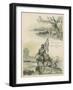 Columbus Coming Ashore in the New World-Andrew Melrose-Framed Giclee Print