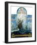 "Columbus Day,"October 11, 1930-H.W. Tilson-Framed Premium Giclee Print