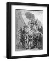 Columbus 'Discovering' America, 1492-Holhs-Framed Giclee Print