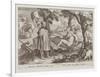 Columbus Discovering America, Plate 2 from "Nova Reperta"-Jan van der Straet-Framed Giclee Print