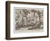 Columbus Discovering America, Plate 2 from "Nova Reperta"-Jan van der Straet-Framed Giclee Print