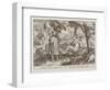 Columbus Discovering America, Plate 2 from "Nova Reperta"-Jan van der Straet-Framed Giclee Print