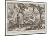 Columbus Discovering America, Plate 2 from "Nova Reperta"-Jan van der Straet-Mounted Premium Giclee Print