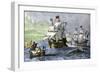 Columbus Expedition Coasting Along the Northern Shore of Cuba-null-Framed Giclee Print