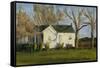 Columbus Farm House-Michael Budden-Framed Stretched Canvas