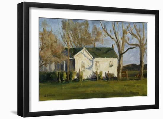 Columbus Farm House-Michael Budden-Framed Premium Giclee Print