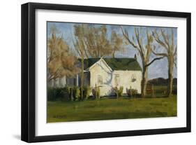 Columbus Farm House-Michael Budden-Framed Premium Giclee Print