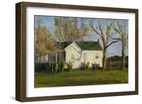 Columbus Farm House-Michael Budden-Framed Giclee Print