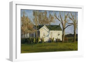 Columbus Farm House-Michael Budden-Framed Giclee Print