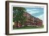 Columbus, Georgia, Exterior View of City Hospital-Lantern Press-Framed Art Print