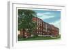 Columbus, Georgia, Exterior View of City Hospital-Lantern Press-Framed Art Print