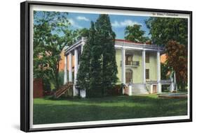 Columbus, Georgia, Exterior View of St. Elmo-Lantern Press-Framed Art Print