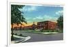 Columbus, Georgia, Exterior View of the Jordan Vocational High School-Lantern Press-Framed Art Print