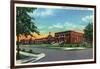 Columbus, Georgia, Exterior View of the Jordan Vocational High School-Lantern Press-Framed Art Print