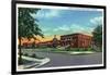 Columbus, Georgia, Exterior View of the Jordan Vocational High School-Lantern Press-Framed Art Print