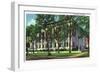 Columbus, Georgia, Exterior View of the Post Office-Lantern Press-Framed Art Print