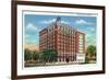 Columbus, Georgia, Exterior View of the Ralston Hotel-Lantern Press-Framed Premium Giclee Print