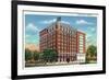 Columbus, Georgia, Exterior View of the Ralston Hotel-Lantern Press-Framed Premium Giclee Print