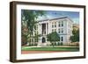 Columbus, Georgia, Exterior View of the YMCA Building-Lantern Press-Framed Art Print