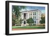 Columbus, Georgia, Exterior View of the YMCA Building-Lantern Press-Framed Art Print