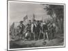 Columbus Lands on Watling Island-H.b. Hall-Mounted Art Print