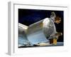 Columbus Module of the ISS, Artwork-David Ducros-Framed Photographic Print