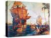 Columbus: New World, 1492-W.j. Aylward-Stretched Canvas