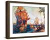 Columbus: New World, 1492-W.j. Aylward-Framed Giclee Print