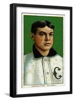 Columbus, OH, Columbus Minor League, Bunk Congalton, Baseball Card-Lantern Press-Framed Art Print