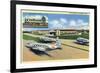 Columbus, Ohio - Landed Twa Planes at Port Columbus-Lantern Press-Framed Premium Giclee Print