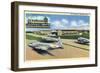 Columbus, Ohio - Landed Twa Planes at Port Columbus-Lantern Press-Framed Art Print