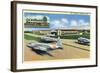 Columbus, Ohio - Landed Twa Planes at Port Columbus-Lantern Press-Framed Art Print