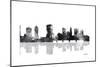 Columbus Ohio Skyline BG 1-Marlene Watson-Mounted Giclee Print