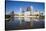 Columbus, Ohio Skyline Reflected in the Scioto River.  Columbus is the Capital of Ohio-pdb1-Stretched Canvas