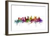 Columbus Ohio Skyline-Michael Tompsett-Framed Art Print