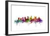 Columbus Ohio Skyline-Michael Tompsett-Framed Art Print