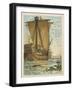 Columbus Sailing Through the Sargasso Sea-Andrew Melrose-Framed Giclee Print
