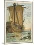 Columbus Sailing Through the Sargasso Sea-Andrew Melrose-Mounted Giclee Print