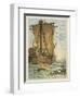 Columbus Sailing Through the Sargasso Sea-Andrew Melrose-Framed Giclee Print