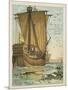 Columbus Sailing Through the Sargasso Sea-Andrew Melrose-Mounted Giclee Print