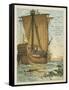 Columbus Sailing Through the Sargasso Sea-Andrew Melrose-Framed Stretched Canvas