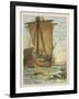 Columbus Sailing Through the Sargasso Sea-Andrew Melrose-Framed Giclee Print