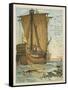 Columbus Sailing Through the Sargasso Sea-Andrew Melrose-Framed Stretched Canvas