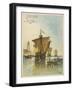 Columbus Setting Sail for the New World-Andrew Melrose-Framed Giclee Print