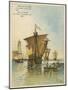 Columbus Setting Sail for the New World-Andrew Melrose-Mounted Giclee Print