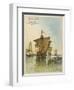 Columbus Setting Sail for the New World-Andrew Melrose-Framed Giclee Print