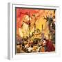 Columbus Setting Sail in the Santa Maria in August 1492-Mcbride-Framed Giclee Print
