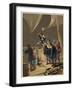 Columbus Sights Land from the Prow of the Pinta-null-Framed Art Print