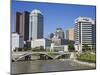 Columbus Skyline and Scioto River, Columbus, Ohio, United States of America, North America-Richard Cummins-Mounted Photographic Print